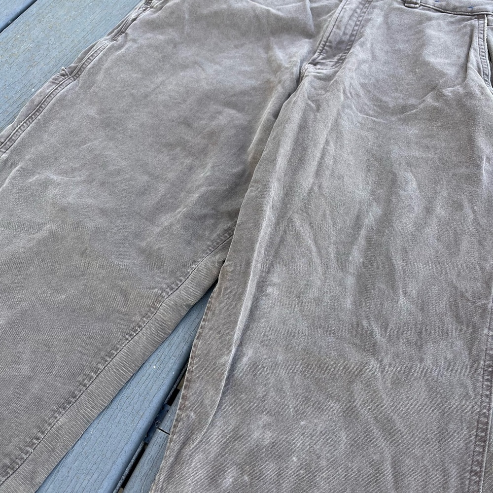 Abercrombie & Fitch Jeans Men’s 33x29 Brown Carpenter Athletic Loose Y2K - Picture 2 of 9